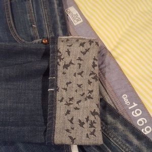 Gap real straight 1969 jeans